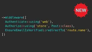 New in Laravel 10.9: Middleware Classes with Static using() Methods