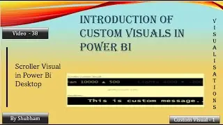 #powerbi #visualisation #custom #visual #scroller Visual #powerbi #visual (Video - 38) (Custom -1)