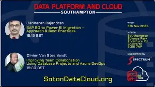 My Session @ Southampton Data Platform and Cloud User Group | #PowerBI