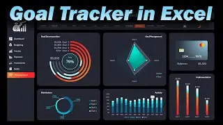 How to Make a Personal Goal Tracker Dashboard in Excel