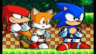 Sonic The Hedgehog 3D in 2D (Sonic Fangame)