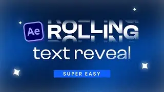 Dynamic Rolling Text Reveal Animation - After Effects Tutorial