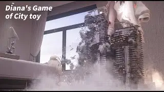 (Giantess destroy)Diana's Game of City toy