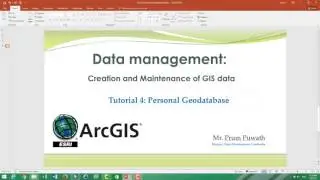 Introduction to data management with ArcGIS