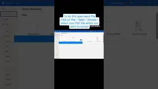 Convert PDF data to word file | Excel with Prajakta 