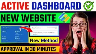 New Website for Adsense Active dashboard | 100% latest adsense active dashboard Method 2024