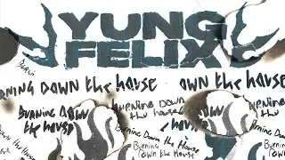 🔥 I used actual fire to design a Mixed Media Animation for Yung Felix!