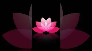 Lotus flower design trick in adobe illustrator #shorts #viralshorts