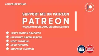 Support Me on Patreon | Patreon After Effects Promo | How To Work Patreon Account | OMER J GRAPHICS