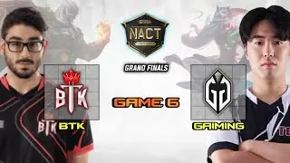 BASIC GOD MODE !! BTK vs GAIMING GLADIATORS GAME 6 - NACT SPRING GRAND FINALS 2024