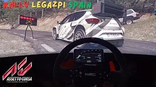 Assetto Corsa Rally de Legazpi Espagne .Dacia Sandero Protohybrid 2024.Codriver Voix Francaise.