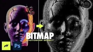 EASY BITMAP EFFECT IN PHOTOSHOP TUTORIAL (+FREE DOWNLOAD)