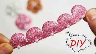 SO SIMPLE😮😮😮 How to make a flower from foamiran and beads DIY
