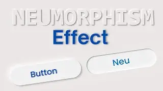 Make Neumorphism Button Using CSS | Neumorphism Tutorial | frontendDUDE