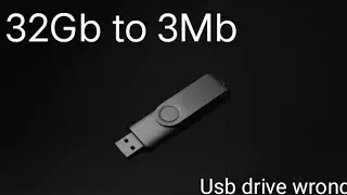 How to Fix and restore usb decreased Capacity/how to restore usb drive to original full capacity