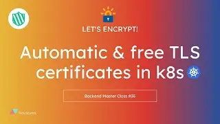 [Backend #35] Automatic issue TLS certificates in Kubernetes with Lets Encrypt