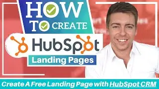 HOW TO CREATE A LANDING PAGE for free | HubSpot Tutorial for Beginners