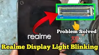 realme display light blinking || Android mobile display light blinking problem solution #repair