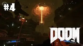 DOOM прохождение игры - Уровень 4: Начало конца (All Secrets Found + 100%)