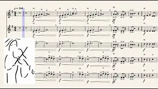 Antagonist. Music Score for String Orchestra. Play Along. Antagonist Orchestra.