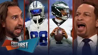 CeeDee Lamb signs 4-year extension, Right for Eagles to rest starters? | NFL | FIRST THINGS FIRST