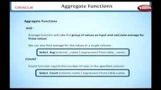 Learn Oracle | How to use Aggregate Functions in SQL