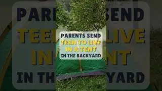 Man discovers teen living in neighbors' backyard; parents sent him there. #teen #unbelievable