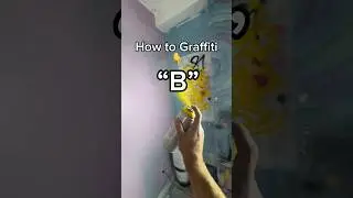 How to simple graffiti letter “B” #graffiti