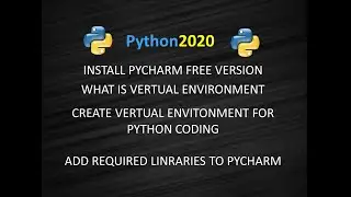 95-How to Install PyCharm | Create Environment in PyCharm for Python Project | Virtual Environment