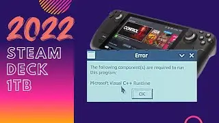 Установка Microsoft Visual C++ на Steam Deck