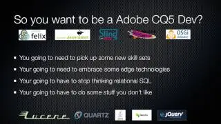 Adobe CQ   What A New Developer Needs To Know