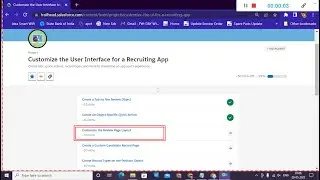 Customize the Review Page Layout | Customize the User Interface for a Recruiting App | Salesforce