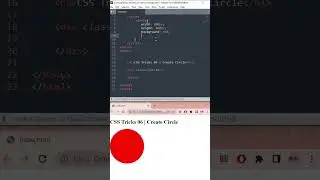 CSS Tricks | How to design a circle in CSS