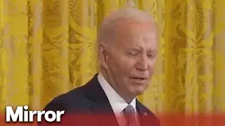 Joe Biden forgets question during press conference