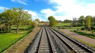 ★ 4K 🇫🇷 Clermont-Ferrand - Sibelin cab ride en BB75400, France [06.2023] Führerstandsmitfahrt