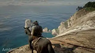 John Marston Jumps Off Cliff in Guarma