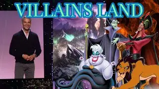 D23 Announcement and crowd reaction to Disney Worlds Villain Land coming to Magic Kingdom