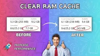 how to clear ram cache in windows | #pctips #pchacks #ram