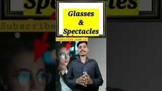 #Shorts #BackToBasics What's the difference among Goggles Glasses Sunglasses & Spectacles In English