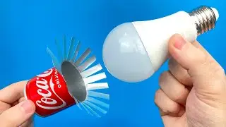 Put Coke Can On Led Bulb and You Will Be Amazed at The Result!