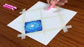 4 Type of Scenery Drawing / Easy Oil Pastel Drawing for Beginners / Step by Step