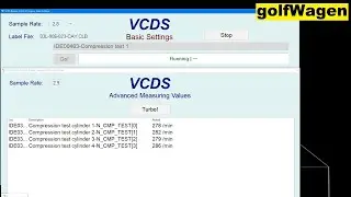 VCDS cylinder Compression Test