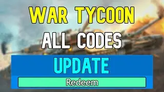 New War Tycoon Codes | Roblox War Tycoon Codes