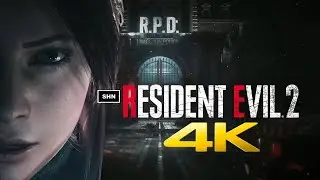 Resident Evil 2 Remake 👻 Claire A 👻| 4K/60fps HDR | Game Movie Walkthrough Gameplay No Commentary