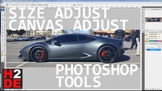 Photoshop Tutorial - Canvas Size Tool How To Basics Resize an Image