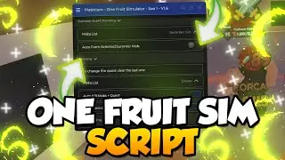 Roblox ONE FRUIT SIMULATOR SCRIPT | Gratis para PC e CELULAR - Auto Farm (Funcionando 2024)!