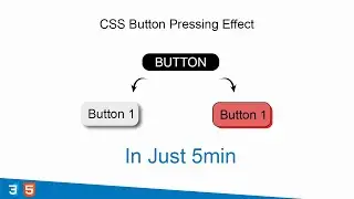 Button Pressing Effect Using CSS | 3d Button Effect | (Coding Web Project Made Easy) #css #html