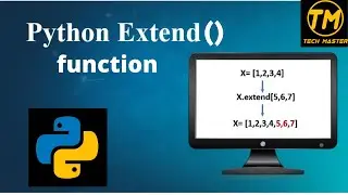 List methods in python | extend() | extend function in python | adding element in list | python |