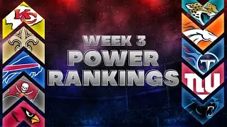 NFL Week 3 Power Rankings