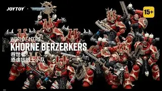 Joytoy 1/18 Warhammer 40K World Eaters Khorne Berzerkers